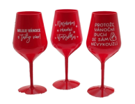 Vánoční nerozbitné skleničky