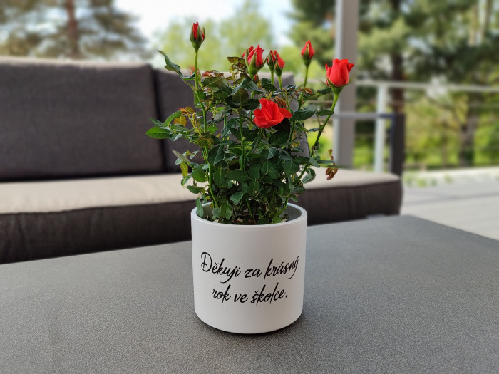 Květináč s nápisem pro paní učitelku vzor 3 - D-decor (1)