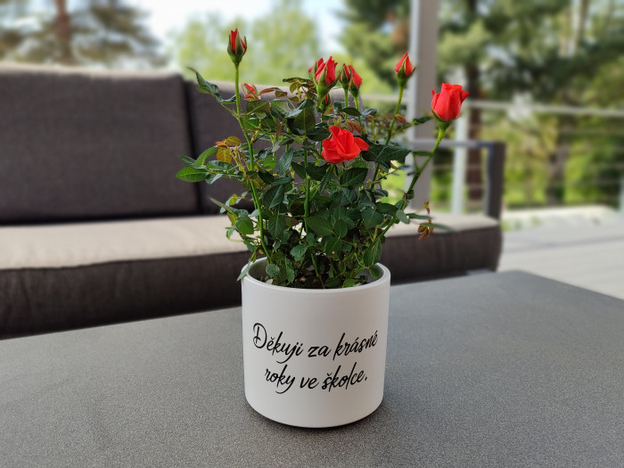 Květináč s nápisem pro paní učitelku vzor 4 - D-decor (1)