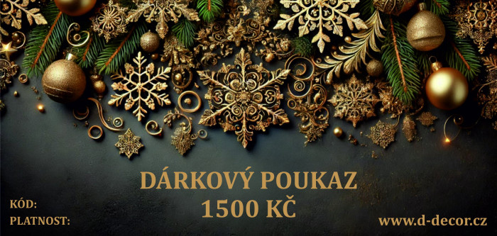 Vánoční dárkový poukaz 300 Kč (1)