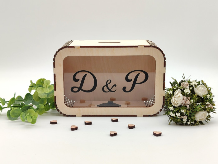 Svatební pokladnička s nápisem na přání D-decor (7)
