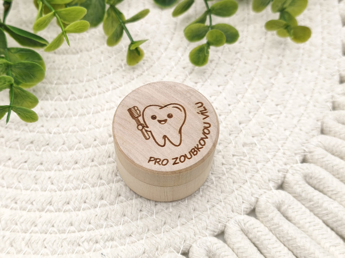 Dřevěná krabička na první zoubky – Pro zoubkovou vílu | D-decor (1)