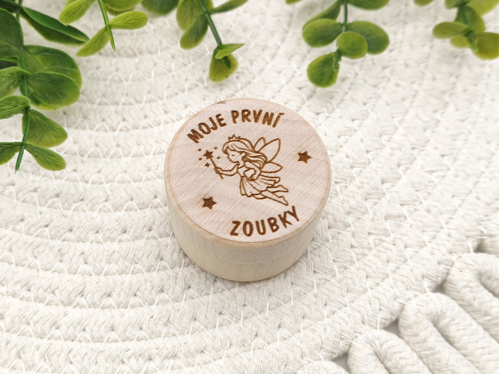 Dřevěná krabička na první zoubky – Moje první zoubky | D-decor (1)