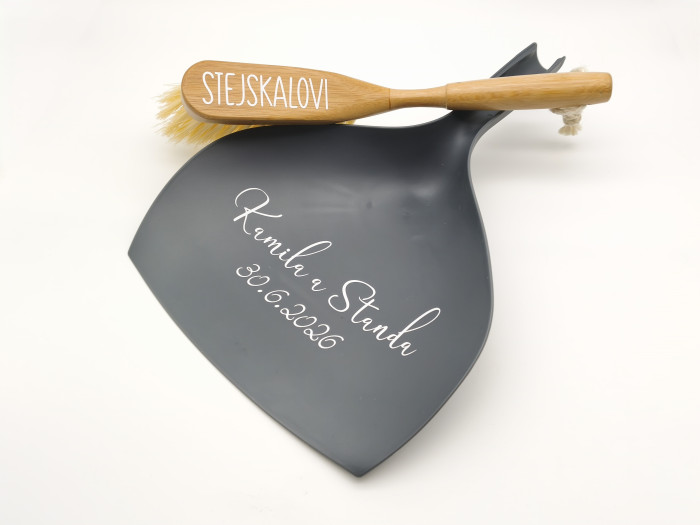 Svatební smetáček s lopatkou - Jména | D-decor (2)