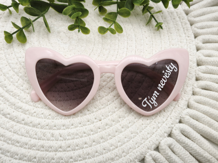 Brýle ve tvaru srdce Tým nevěsty | D-decor (5)