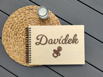 Dětské dřevěné fotoalbum s 3D motivem 2 - D-decor