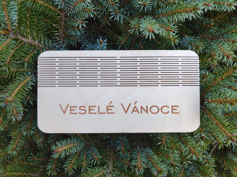 Vánoční krabička na peníze Veselé Vánoce - D-decor