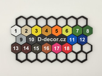 Kreativní sada 3D omalovánek Gekončík - D-decor (6)