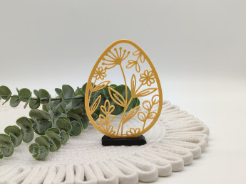 Velikonoční vajíčko s květinovým motivem - D-decor