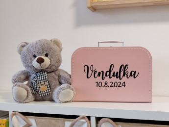 Dětský kufřík se jménem na přání a datem narození