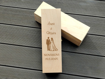 Dárkový box na víno pro novomanžele 4 - D-decor