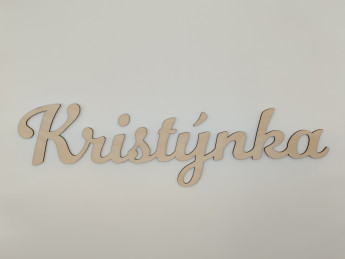 Dřevěné jméno na zeď D-decor (5)