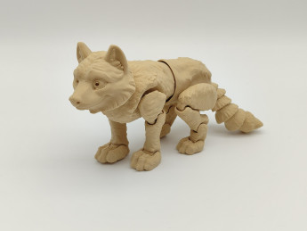 Pohyblivé 3D omalovánky Vlk - D-decor (4)