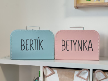 Dětský kufřík se jménem na přání - Písmo 1 (5)