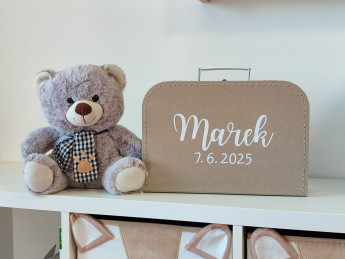 Dětský kufřík se jménem na přání a datem narození (4)