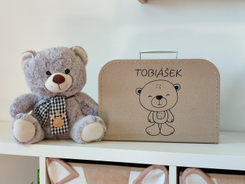 Dětský kufřík se jménem na přání - Medvídek (2)