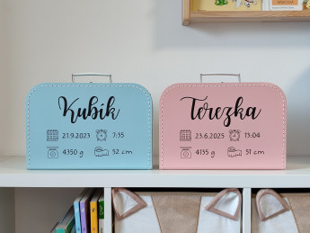 Dětský kufřík se jménem na přání a údaji o narození 2 (4)