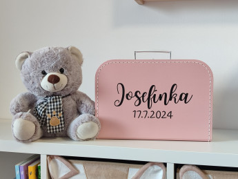 Dětský kufřík se jménem na přání a datem narození (6)