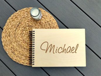 Dětské dřevěné fotoalbum se jménem na přání Písmo 4 - D-decor