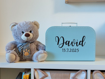 Dětský kufřík se jménem na přání a datem narození (7)