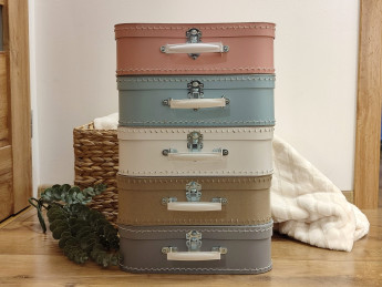 Kufřík růžový 30 cm (4)