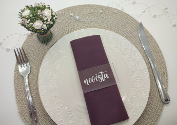 Svatební jmenovka z plexiskla Obdélník - D-decor (2)