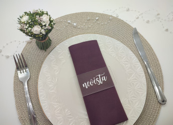 Svatební jmenovka z plexiskla Obdélník - D-decor (2)