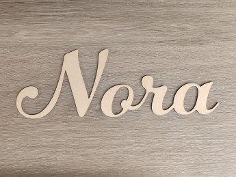 Dřevěné jméno na zeď D-decor (9)