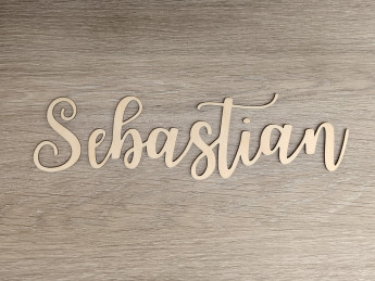 Dřevěné jméno na zeď D-decor (13)