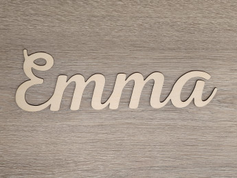 Dřevěné jméno na zeď D-decor (13)