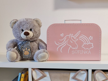 Dětský kufřík se jménem na přání - Jednorožec (4)