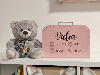 Dětský kufřík se jménem na přání a údaji o narození 2 (4)