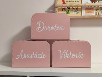 Dětský kufřík se jménem na přání - Písmo 6 (5)