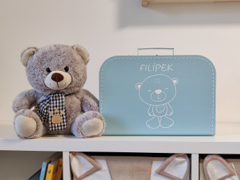 Dětský kufřík se jménem na přání - Medvídek (3)