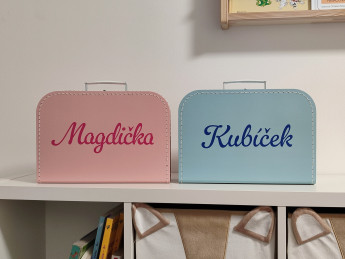 Dětský kufřík se jménem na přání - Písmo 2 (7)
