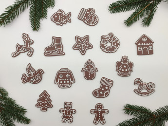 Vánoční dekorativní perníčky - D-decor