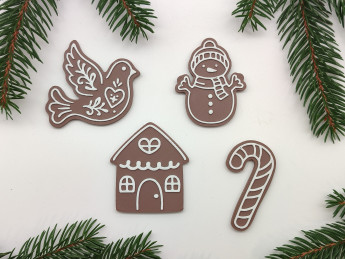 Vánoční dekorativní perníčky - D-decor (30)