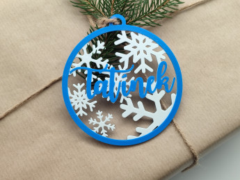 Vánoční ozdoba se jménem 3D tisk - D-decor (1)