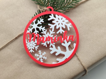 Vánoční ozdoba se jménem 3D tisk - D-decor (2)