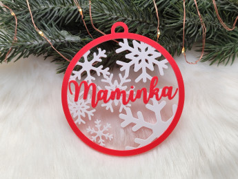 Vánoční ozdoba se jménem 3D tisk - D-decor (5)