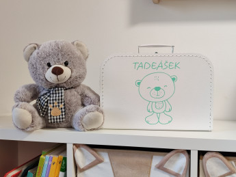 Dětský kufřík se jménem na přání - Medvídek (4)