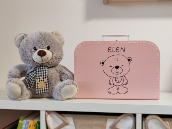 Dětský kufřík se jménem na přání - Medvídek (5)