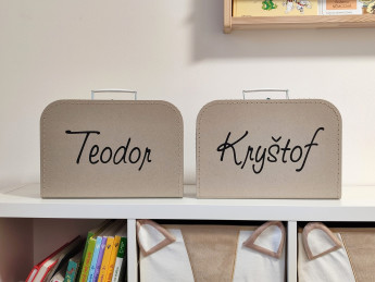 Dětský kufřík se jménem na přání - Písmo 4 (8)