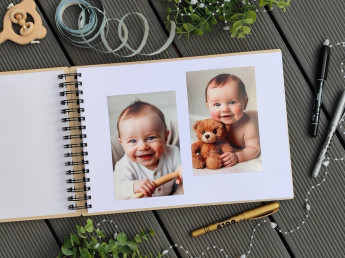 Dětské dřevěné fotoalbum se jménem na přání - Moje vzpomínky | D-decor (2)