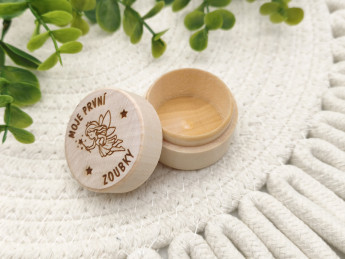 Dřevěná krabička na první zoubky – Moje první zoubky | D-decor (4)