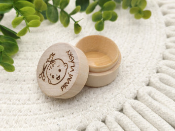 Dřevěná krabička První vlásky | D-decor (3)