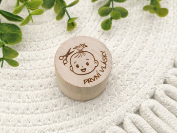 Sada dřevěných krabiček První zoubky a vlásky | D-decor (3)