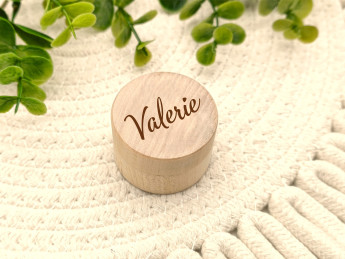 Dřevěná krabička se jménem - Písmo 6 | D-decor