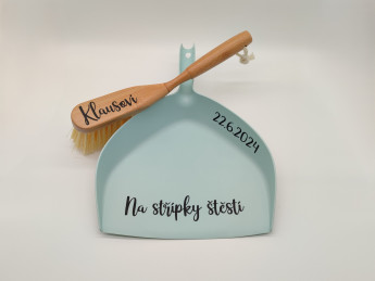 Svatební smetáček s lopatkou - Na střípky štěstí | D-decor (5)