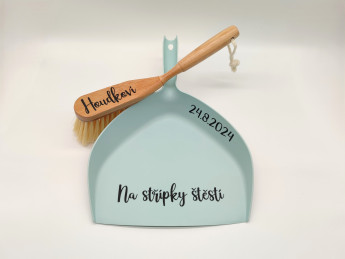 Svatební smetáček s lopatkou - Na střípky štěstí | D-decor (3)